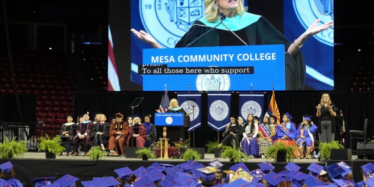 Jill Biden tells Arizona college graduates to tune out people who tell them what they 'can't' do