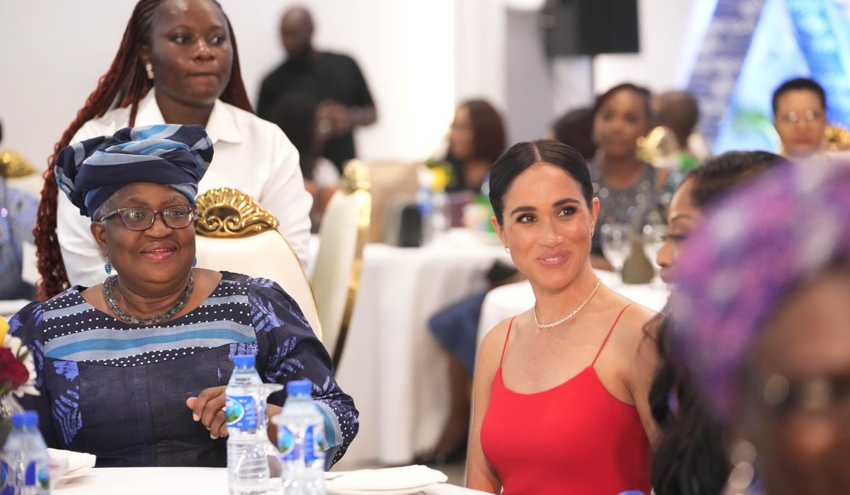 Duchess of Sussex, called 'Ifeoma' in Nigeria, speaks with women about her Nigerian roots