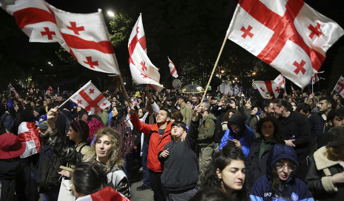 Thousands protest in Georgia against 'Russia-style' law on foreign influence