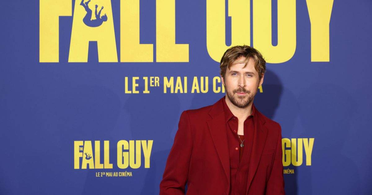 Ryan Gosling attends the "The Fall Guy" Premiere at UGC Normandie on April 23, 2024 in Paris, France.