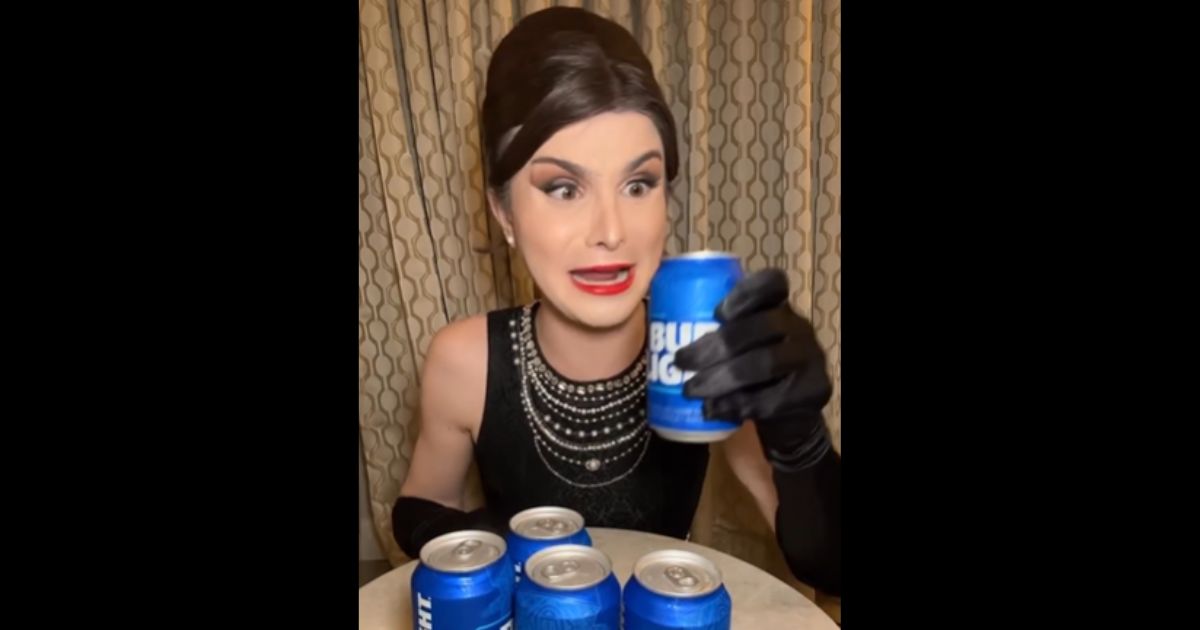 Dylan Mulvaney promotes Bud Light beer.