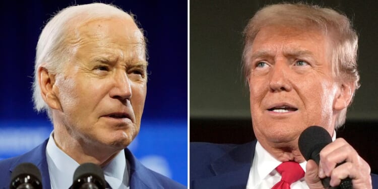 Joe Biden and Donald Trump