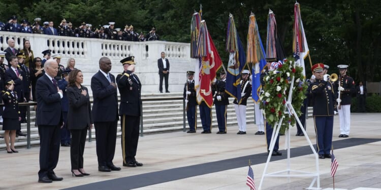 Biden offers comfort to fallen service members' families on Memorial Day