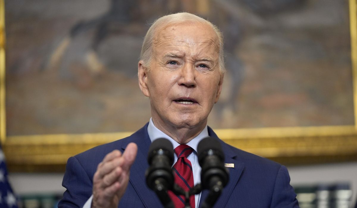 Biden says 'order must prevail' on college campuses