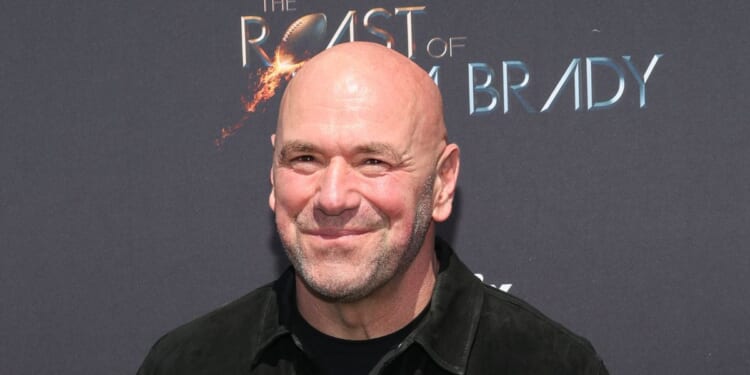 Dana White attends Netflix's "Greatest Roast of All Time: Tom Brady" at the Kia Forum in Inglewood, California, on Sunday.