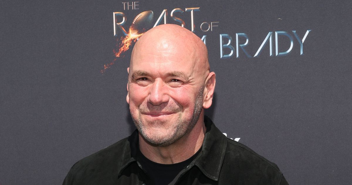 Dana White attends Netflix's "Greatest Roast of All Time: Tom Brady" at the Kia Forum in Inglewood, California, on Sunday.