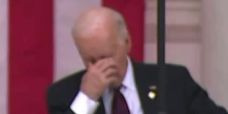 Video from a Monday Memorial Day address has supporters of President Joe Biden claiming he was silently reflecting on the day, while those who are against him claim he was caught sleeping.