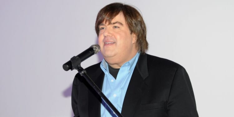 Infamous Nickelodeon producer Dan Schneider speaking at the premiere for "iParty with Victorious" in 2011 in Los Angeles.