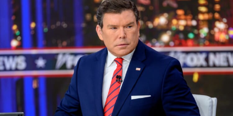 Fox News anchor Bret Baier, pictured in a March 5 file photo, has been away from work to deal with a medical emergency with his son.