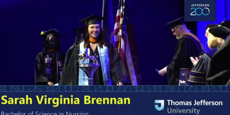 Graduates and their families seemed to have a sense of humor about the pronunciation issue.