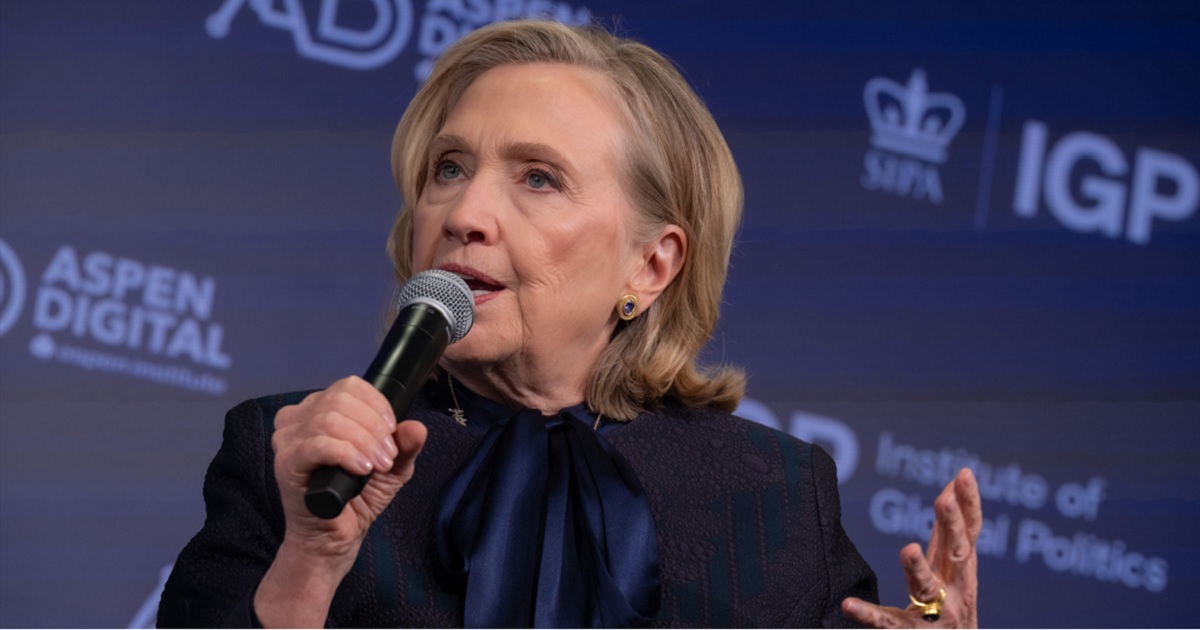 Former Secretary of State Hillary Rodham Clinton, pictured in a March file photo from Columbia University’s School of International and Public Affairs in New York City.