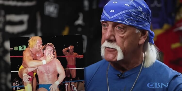 Hulk Hogan talked on "The 700 Club" about a surprising text he received from his former rival "Rowdy" Roddy Piper -- two days after Piper's death.