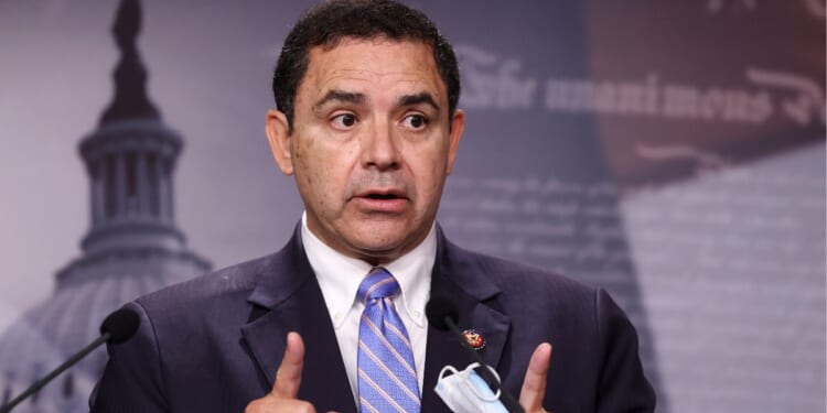 Rep. Henry Cuellar speaks on southern border security and illegal immigration during a news conference at the U.S. Capitol in Washington, D.C., on July 30, 2021.