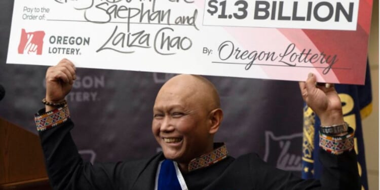 Cheng "Charlie" Saephan, who is battling cancer, won the $1.3 billion Powerball jackpot in Portland, Oregon.