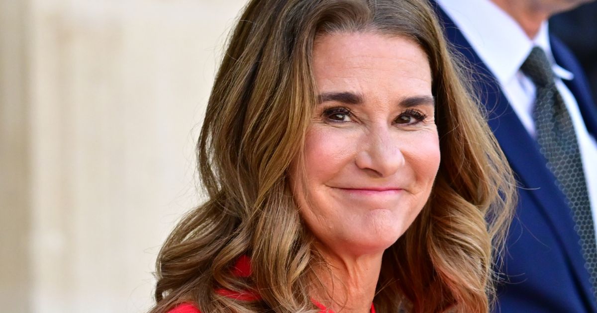 Melinda French Gates arrives for a meeting at the Elysee Palace in Paris amid the New Global Financial Pact Summit on June 23.