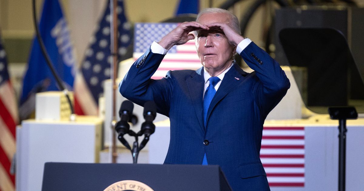 U.S. President Joe Biden arrives for an event at Gateway Technical College’s iMet Center on May 8, 2024 in Sturtevant, Wisconsin.