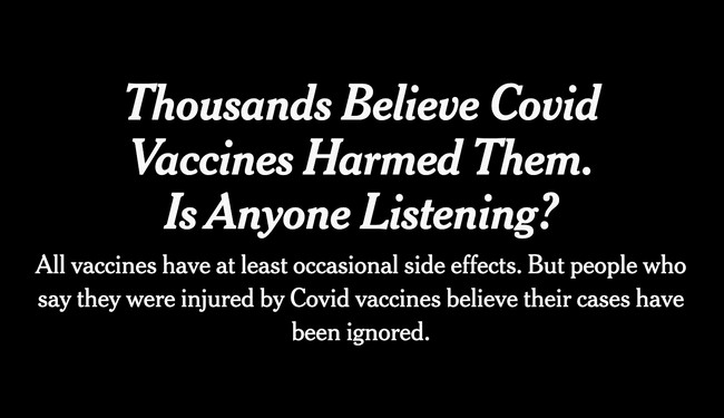 NYT Finally Covering Jab Side Effects – HotAir