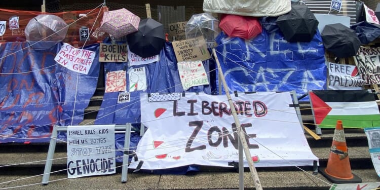 Police begin removing anti-Israel protesters from occupied Portland State University library