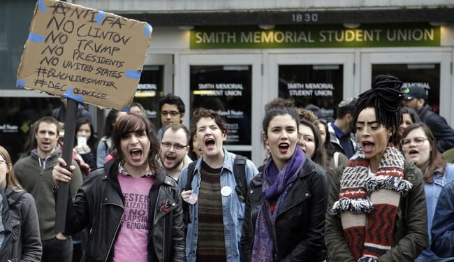 Portland State University Protesters Occupy and Vandalize Library, Campus Closed – HotAir