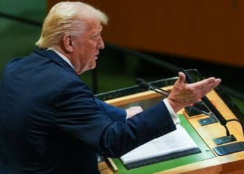Trump urges end to biological and nuclear weapons