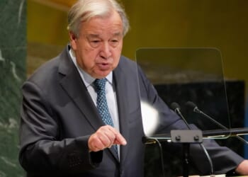 U.N. chief warning world leaders of 'an age of reckless disruption and relentless human suffering'