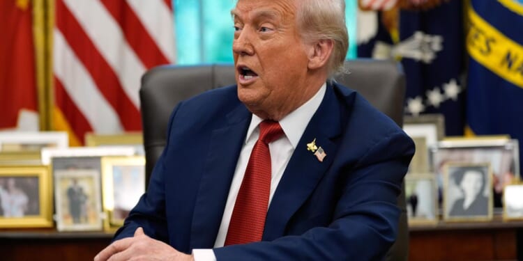 Trump signs order to dismantle left-wing groups he says are inciting violence