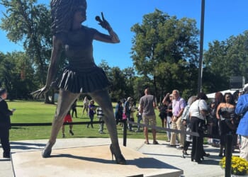 Statue Tina Turner unveiled in Tennessee community where she grew up
