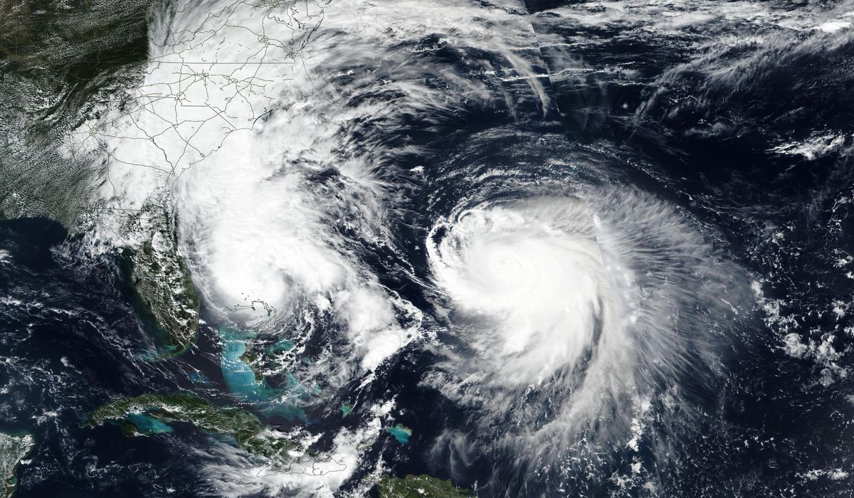 Hurricanes Humberto and Imelda charge toward Bermuda as the tiny island prepares