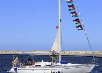 Activist flotilla attempting to break the Israeli blockade of Gaza says drones attacked its boats
