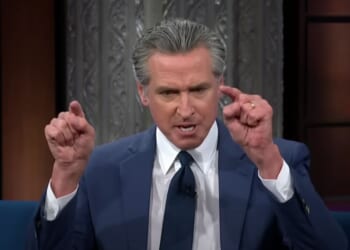 On Tuesday, Gov. Gavin Newsom went on "The Late Show with Stephen Colbert" and doubled down on his rhetoric against ICE agents.