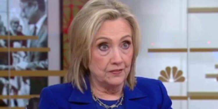 On Wednesday, Hillary Clinton appeared on MSNBC’s “Morning Joe,” where she blamed white Christian men for damaging the United Stated, continuing the hateful rhetoric of the left.