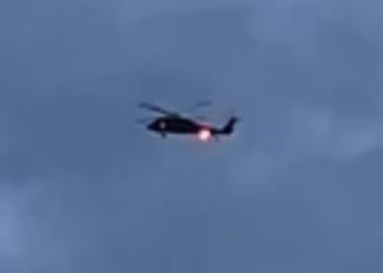 Four suspects, all illegal aliens, have been arrested in Portland, Oregon, after shining a high-powered laser at a Customs and Border Protection helicopter on Saturday.