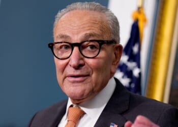 Senate Minority Leader Chuck Schumer speaks during a news conference to call on Republicans to pass Affordable Care Act tax breaks on Capitol Hill in Washington, D.C., on Sept. 16.