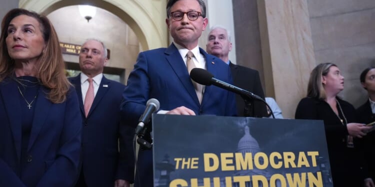 Speaker Mike Johnson says Chuck Schumer handed Donald Trump 'the keys to the kingdom' with shutdown