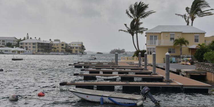 Imelda weakens after downing power lines and trees in Bermuda as a hurricane