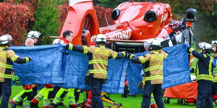 A newly elected mayor in western Germany is found with serious stab wounds