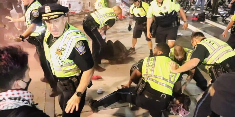 Protesters supporting Palestinian arrested in Boston after clash with police