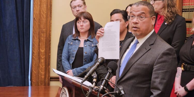 Keith Ellison: Having males in girls' sports 'doesn't harm anyone'