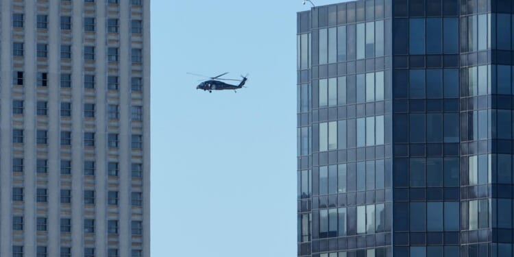 In Memphis, National Guard troops seen patrolling alongside local police