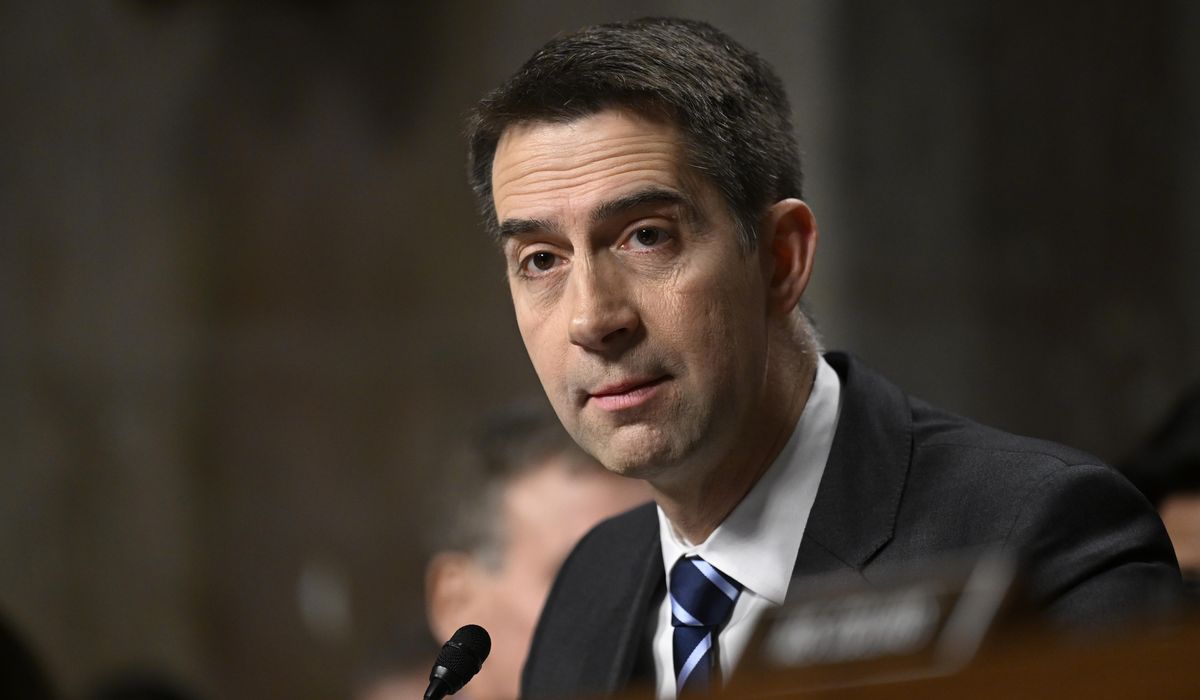 Sen. Tom Cotton's bill would ban judges from considering gender identity in sentencing decisions