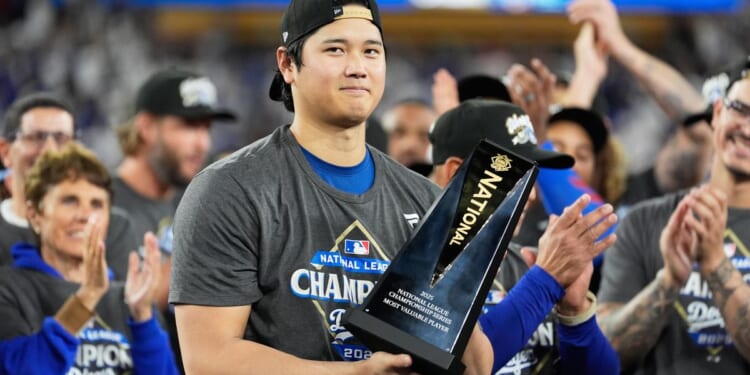 Shohei Ohtani's 3 homers and 10 Ks lead Dodgers to World Series in a show for the ages