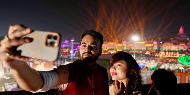 Millions of Indians celebrating Diwali, the Hindu festival of lights