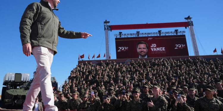 Artillery misfire during Vance visit to Marine base prompts accusations, investigations