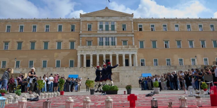 Greek government seeking to ban protests at Tomb of Unknown Soldier monument, sparking backlash