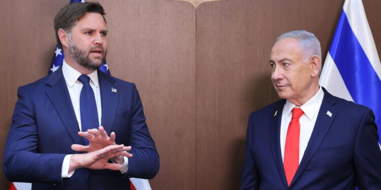 J.D. Vance says U.S. not monitoring ceasefire plan as if Israel were 'a toddler'