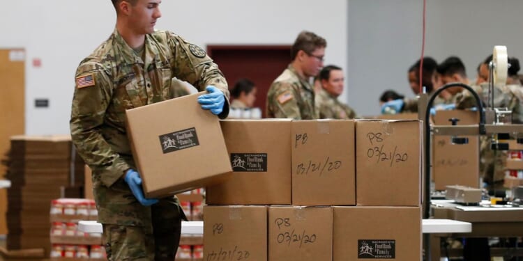 National Guard in California to support food banks due to expected food assistance delays
