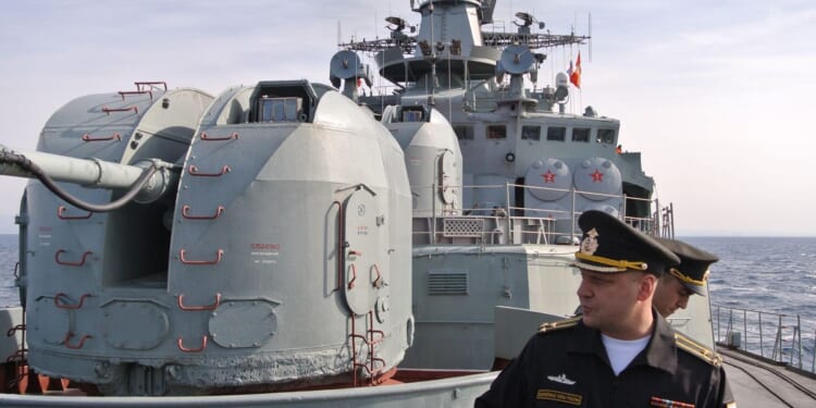 NATO-controlled U.K. warship tracks Russian destroyer in British waters