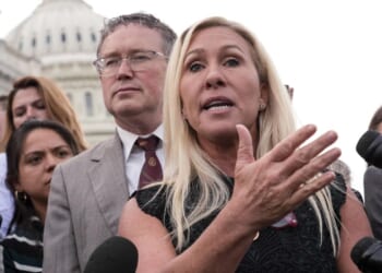 Marjorie Taylor Greene backs Massie against Trump ouster effort, warns of pro-Israel donor influence