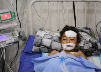 A bomb in Gaza's rubble wounds twins who thought it was a toy