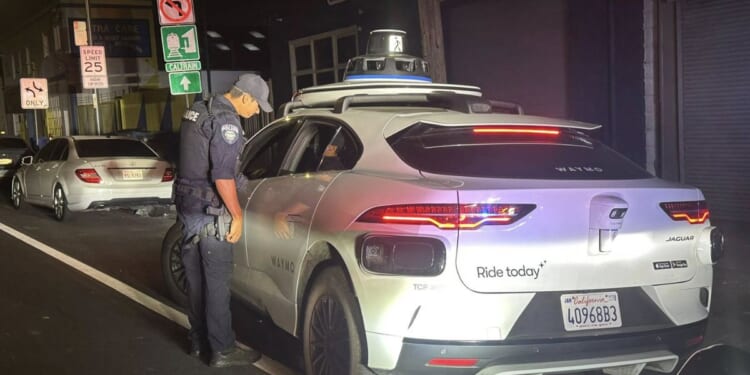 Police in San Bruno, California, revealed on Sept. 27, 2025, that they pulled over a Waymo self-driving car that made an illegal move.